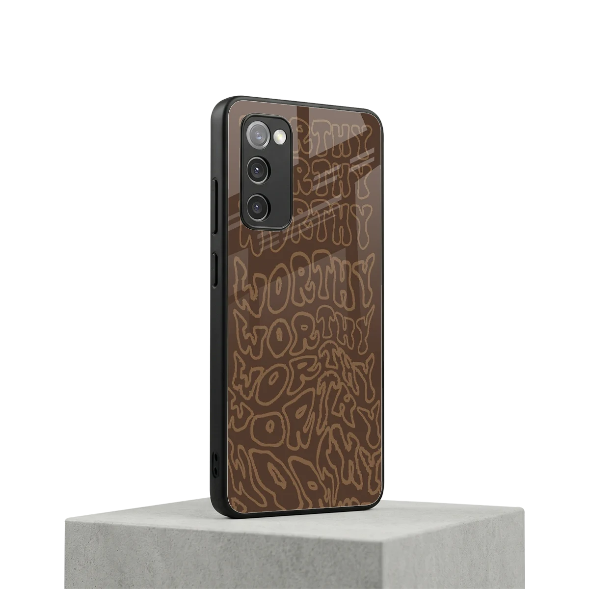 Worthy samsung galaxy s20 fe mobile cover | shockproof glass phone case