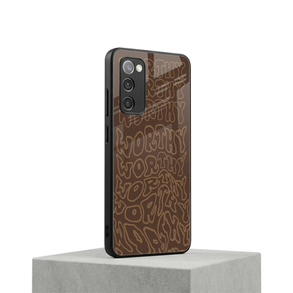 Worthy samsung galaxy s20 fe mobile cover | shockproof glass phone case