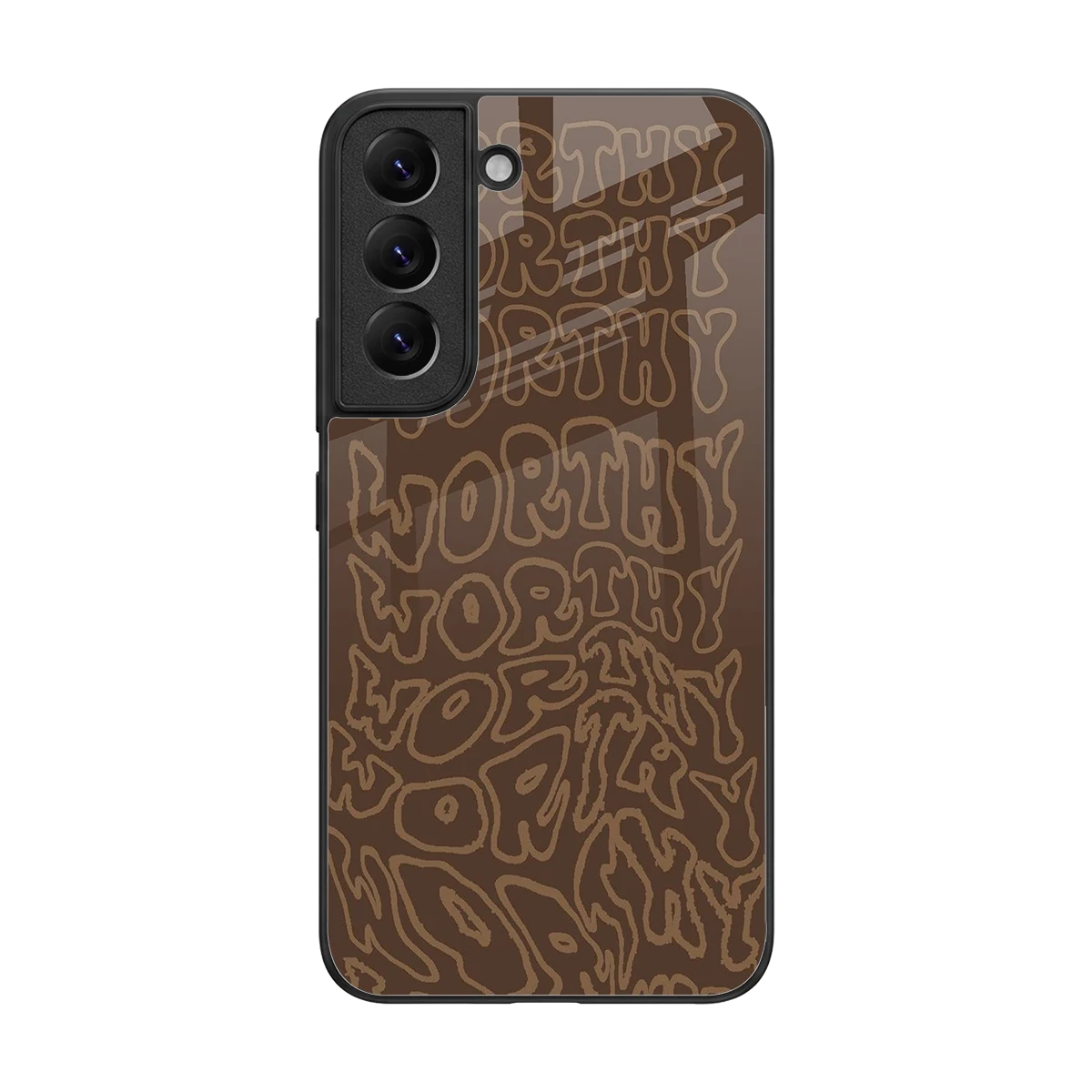 Worthy back phone cover | glass case for samsung galaxy s22