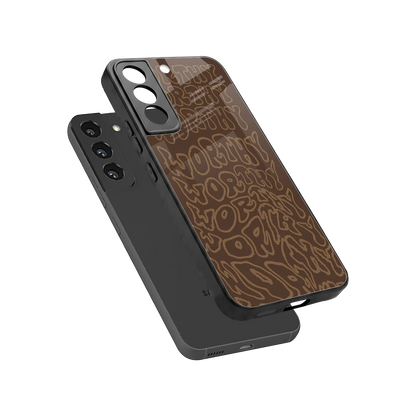 Worthy sleek samsung galaxy s22 cover with tempered glass back and TPU edges