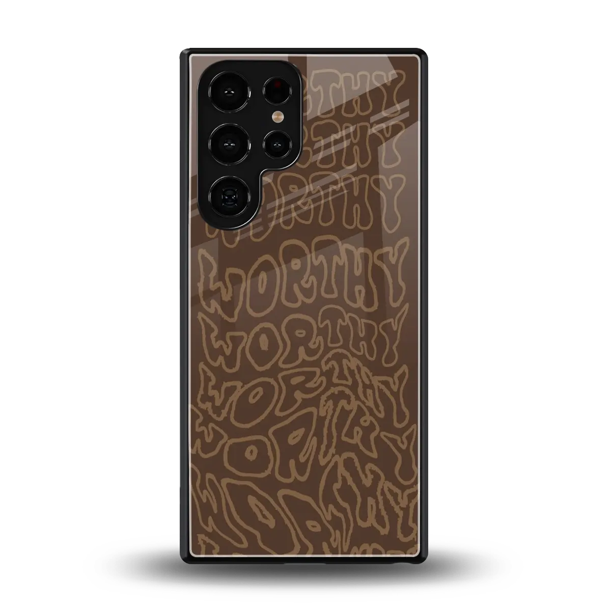 Worthy back phone cover | glass case for samsung galaxy s25 ultra
