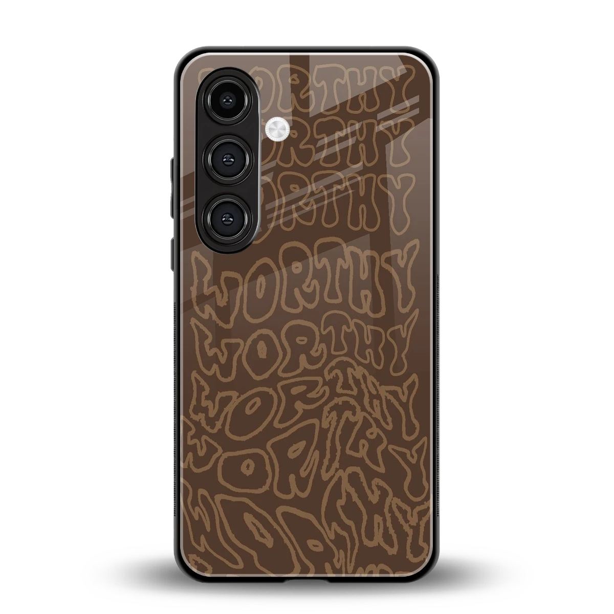 Worthy back phone cover | glass case for samsung galaxy s24