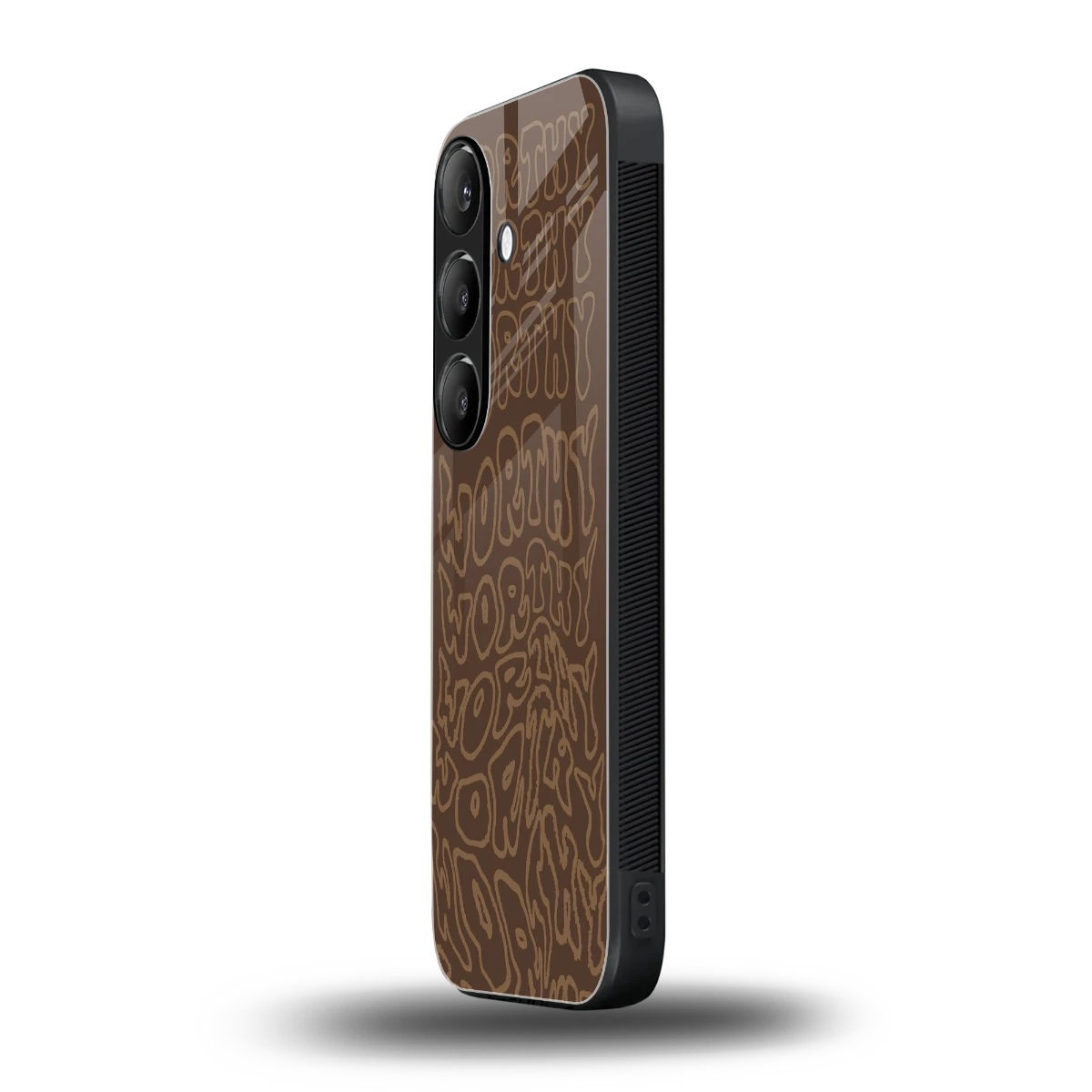 Worthy samsung galaxy s25 mobile cover | shockproof glass phone case