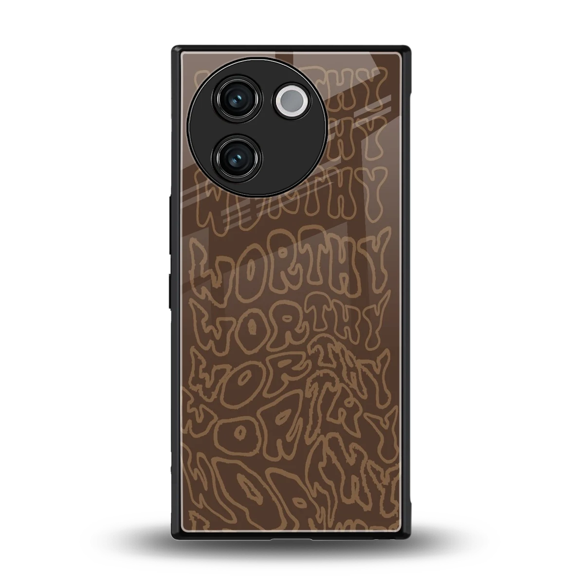 Worthy back phone cover | glass case for vivo v30e