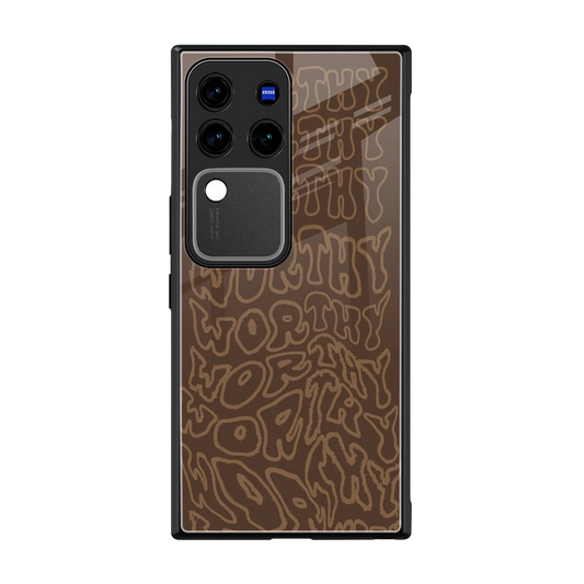 Worthy back phone cover | glass case forvivo v30 pro
