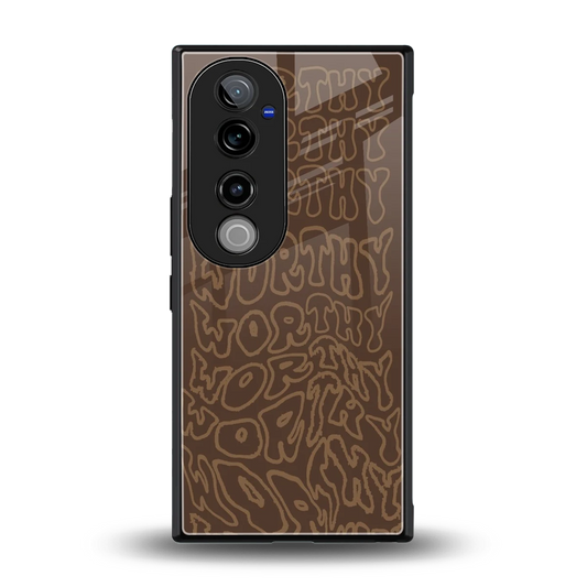Worthy back phone cover | glass case for vivo v40 pro