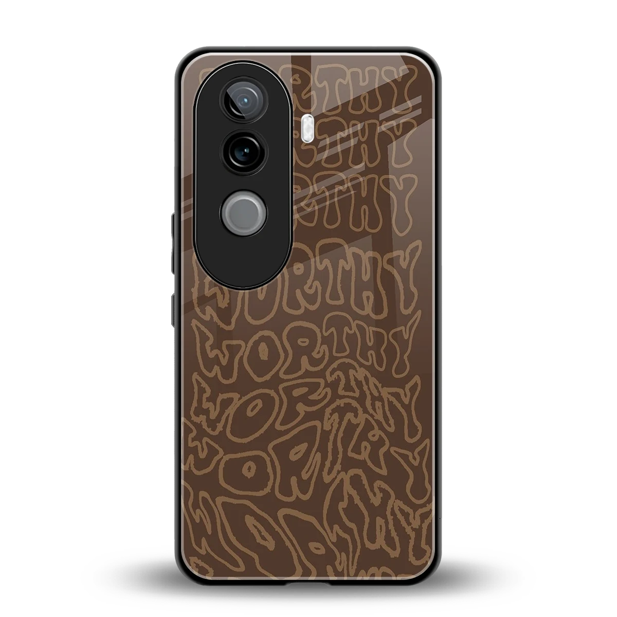 Worthy back phone cover | glass case for vivo v40e
