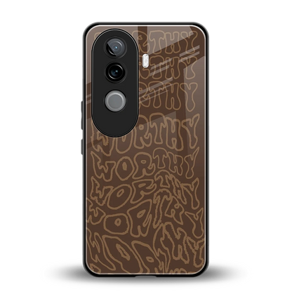 Worthy back phone cover | glass case for vivo v40e