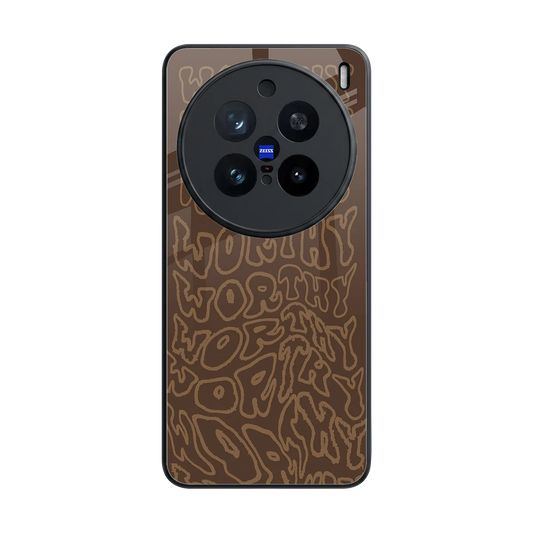 Worthy back phone cover | glass case for vivo x200 pro