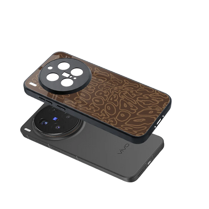 Worthy sleek vivo x300 pro cover with tempered glass back and TPU edges