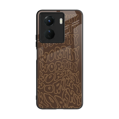 Worthy back phone cover | glass case for vivo y16
