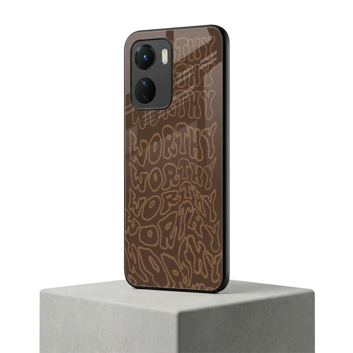 Worthy vivo y16 mobile cover | shockproof glass phone case
