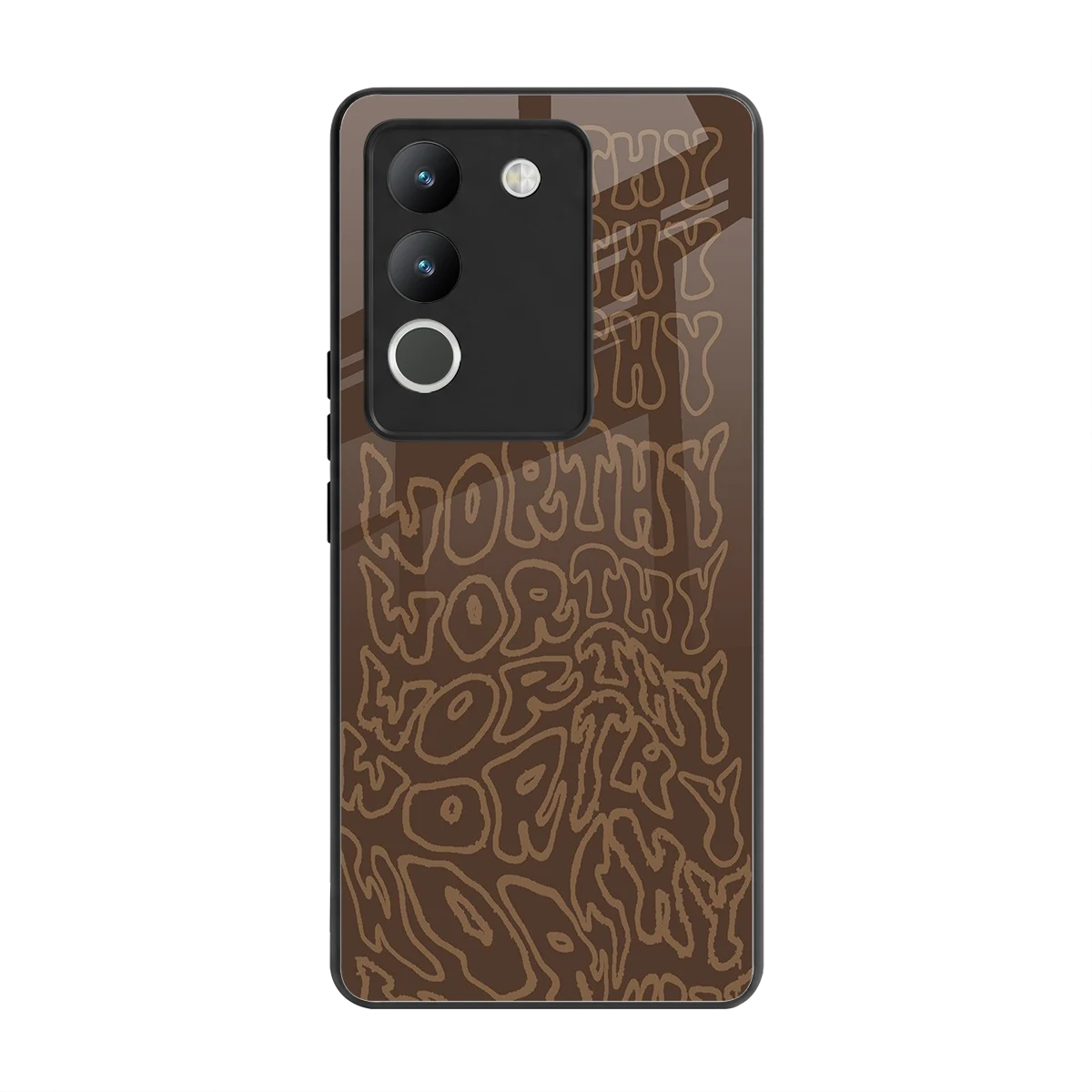 Worthy back phone cover | glass case for vivo y200 5g