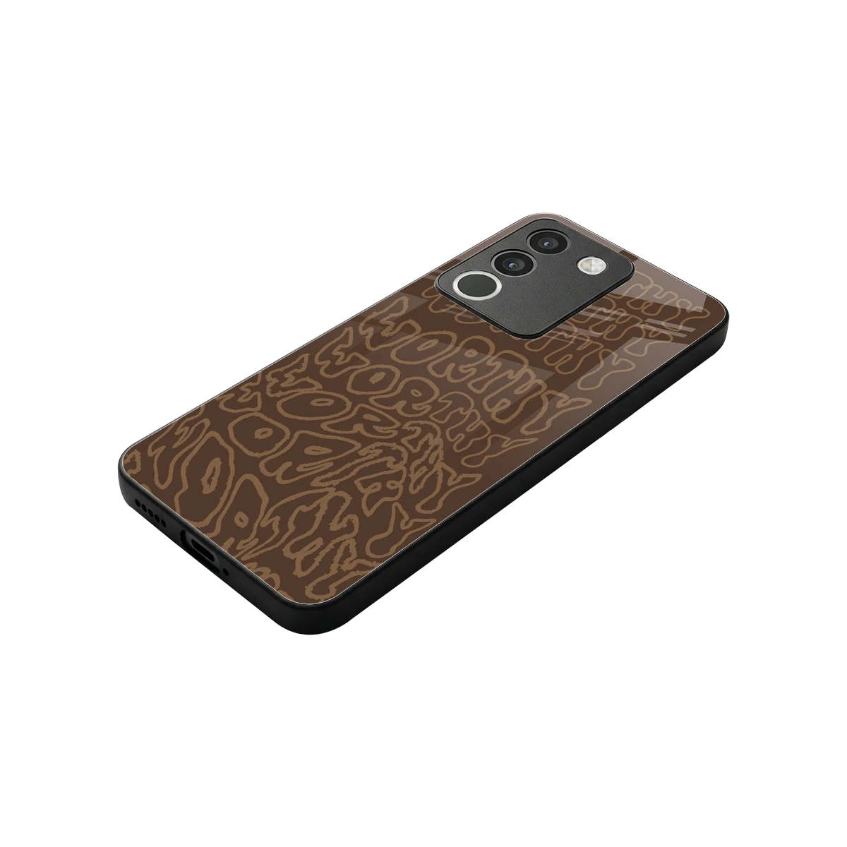 Worthy stylish phone case for vivo y200 5g | glossy glass and slim fit