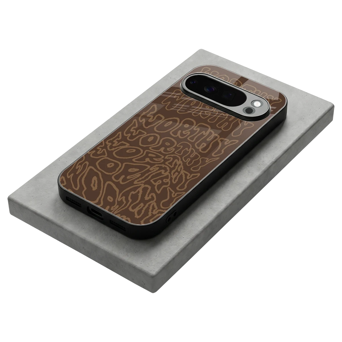 Worthy stylish phone case for google pixel 10 pro | glossy glass and slim fit