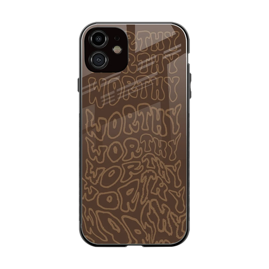 Worthy back phone cover | glass case for iphone 12