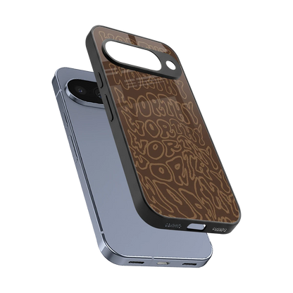 Worthy sleek google pixel 10 cover with tempered glass back and TPU edges