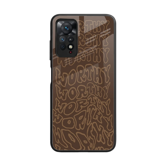 Worthy back phone cover | glass case for redmi note 11 pro