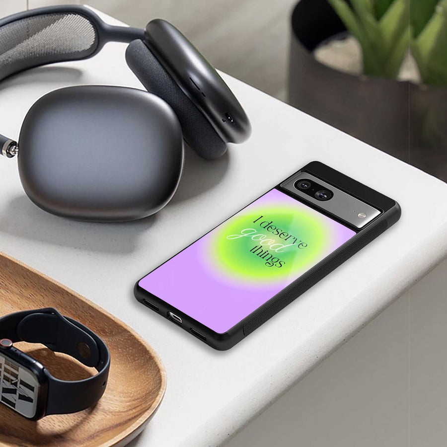 Worthy Glow Phone Case for Iphone 15 Pro | Glass Case