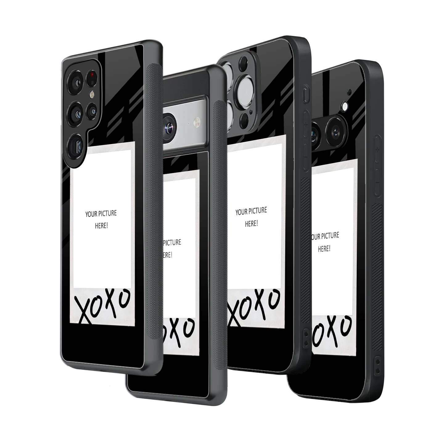 Polaroid Personalised Glass Phone Case