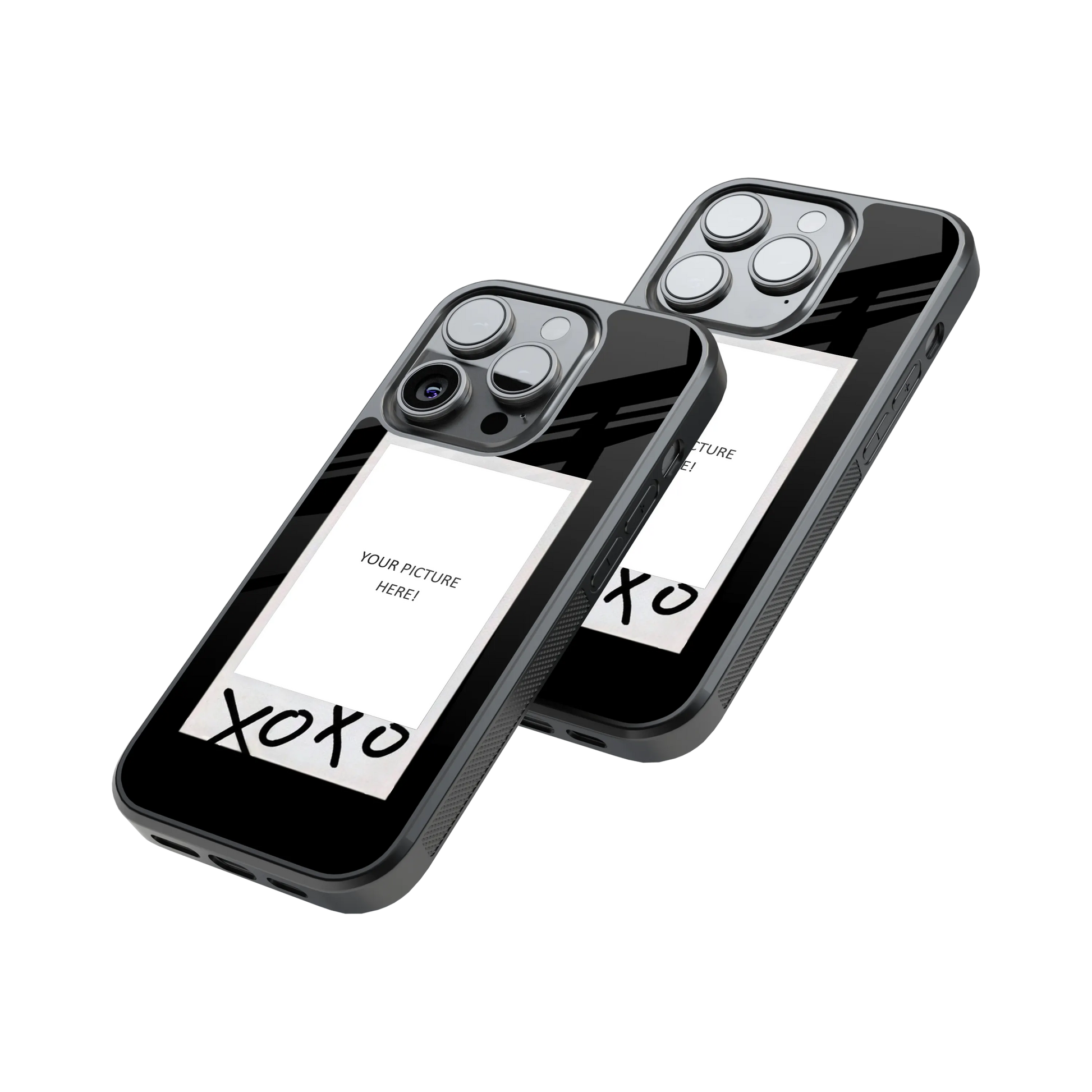 Polaroid Personalised Glass Phone Case