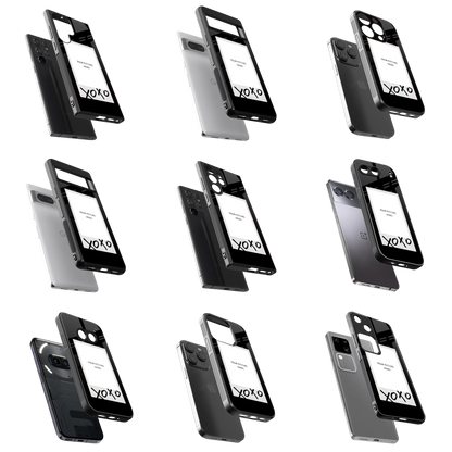 Polaroid Personalised Glass Phone Case