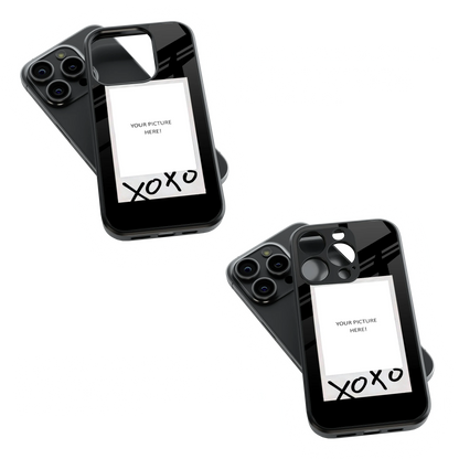 Polaroid Personalised Glass Phone Case