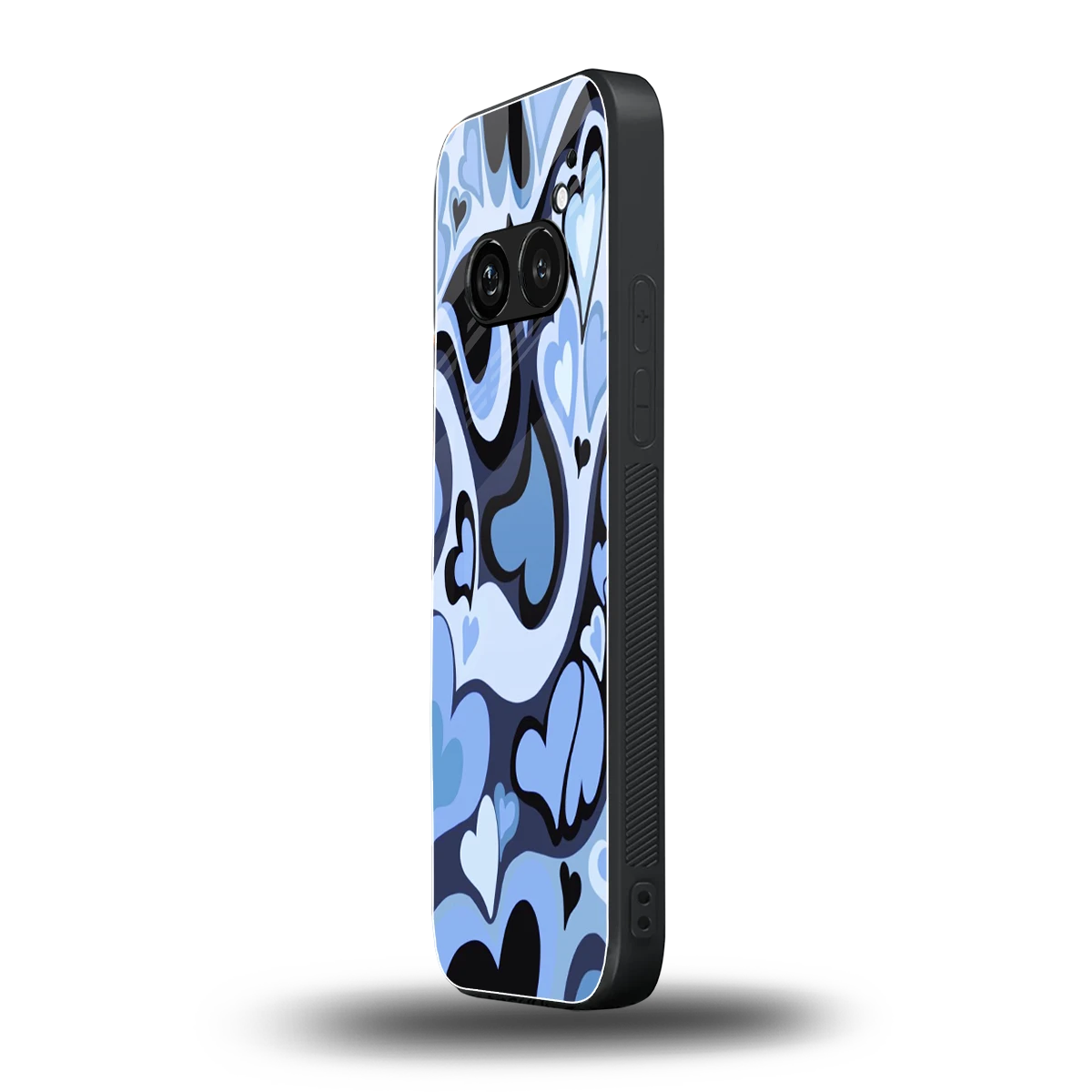 Y2K Blue Meltdown Hearts nothing phone 2a plus mobile cover | shockproof glass phone case