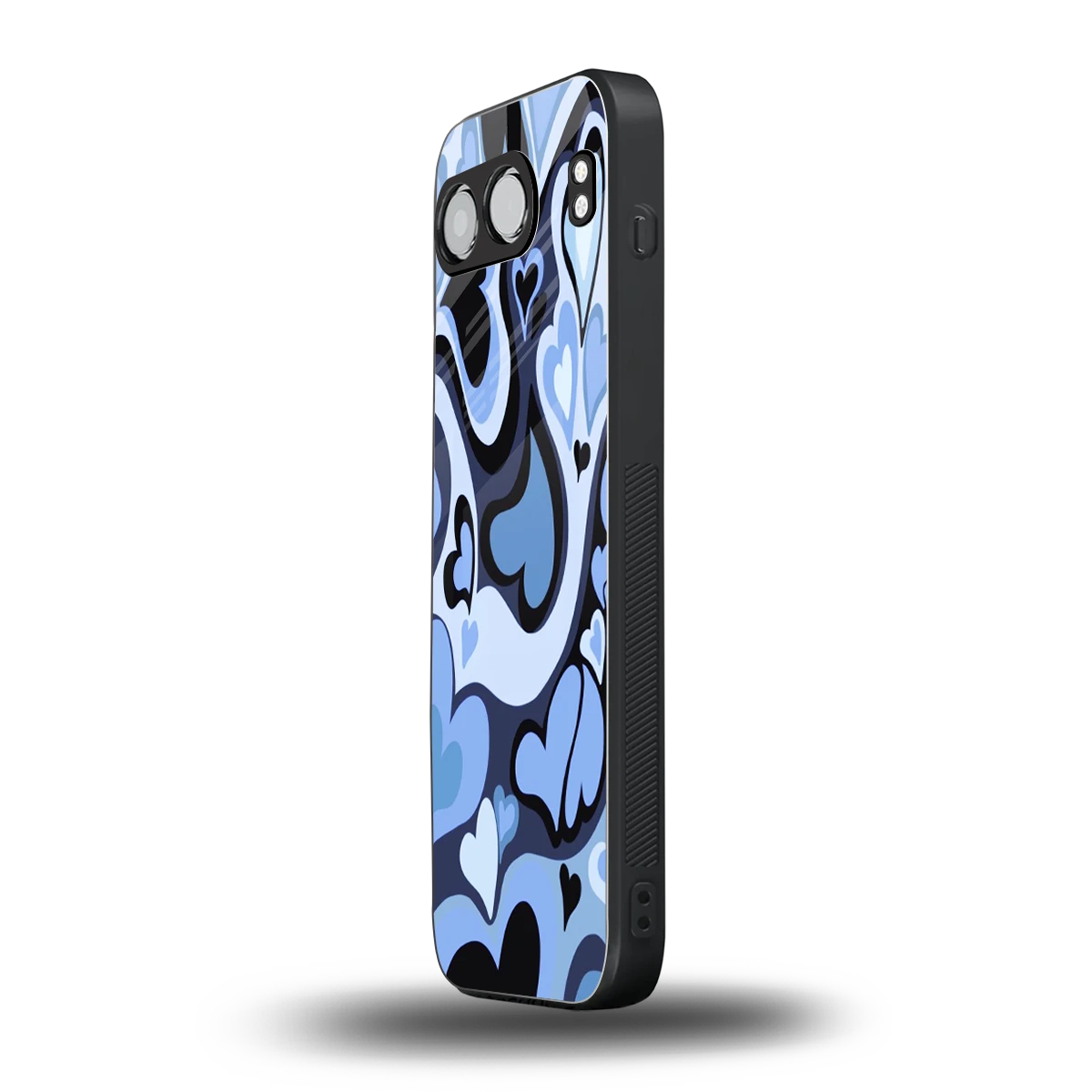 Y2K Blue Meltdown Hearts oneplus nord 4 mobile cover | shockproof glass phone case