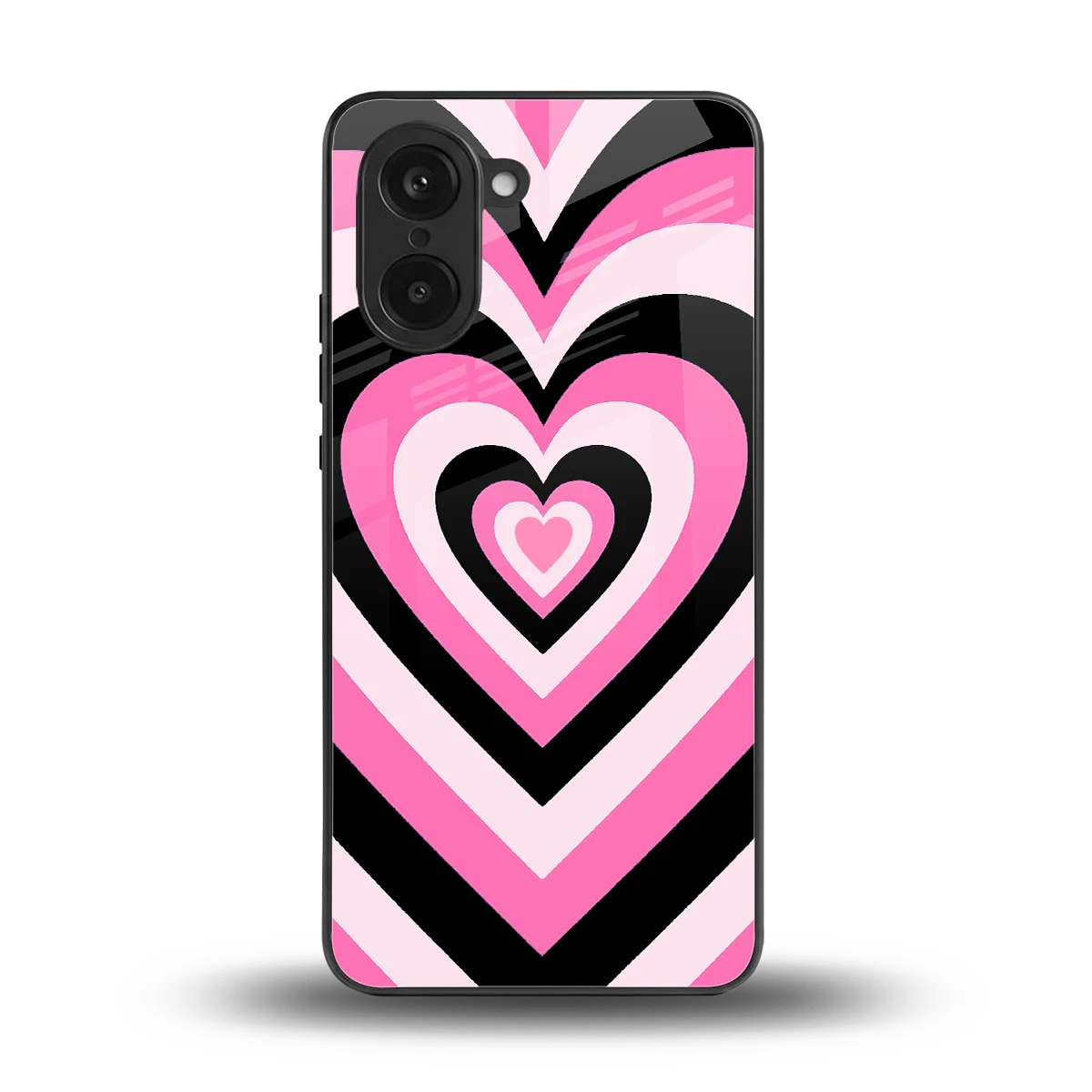 Y2K Bubblegum Hearts back phone cover | glass case for oneplus nord ce5 5g