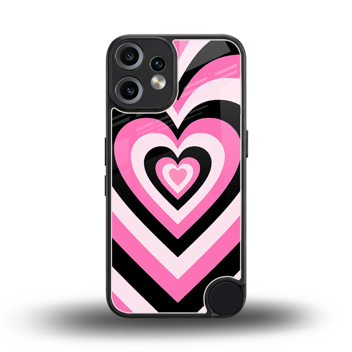 Y2K Bubblegum Hearts back phone cover | glass case for cmf nothing phone 2 pro
