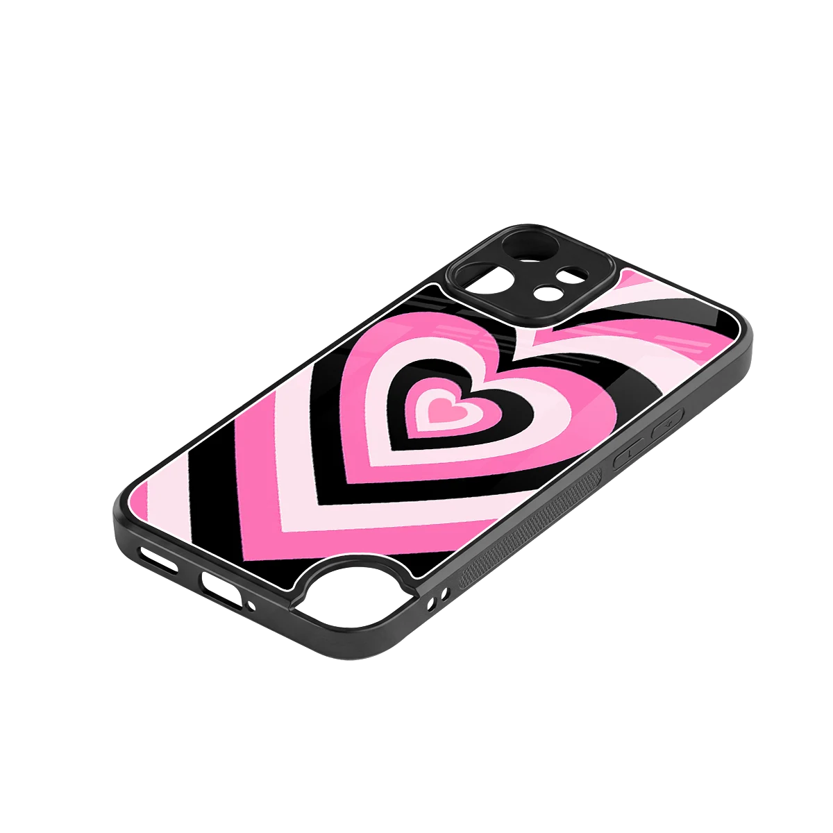 Y2K Bubblegum Hearts stylish phone case for cmf nothing phone 2 pro | glossy glass and slim fit