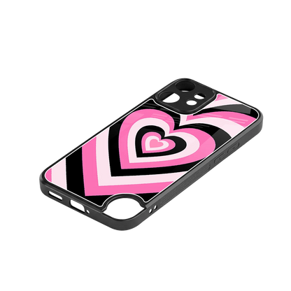 Y2K Bubblegum Hearts stylish phone case for cmf nothing phone 2 pro | glossy glass and slim fit