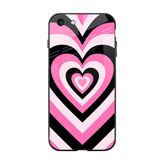 Y2K Bubblegum Hearts back phone cover | glass case for iphone 6s plus