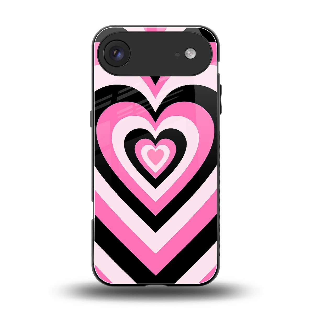Y2K Bubblegum Hearts back phone cover | glass case for iphone air