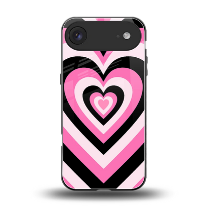 Y2K Bubblegum Hearts back phone cover | glass case for iphone air