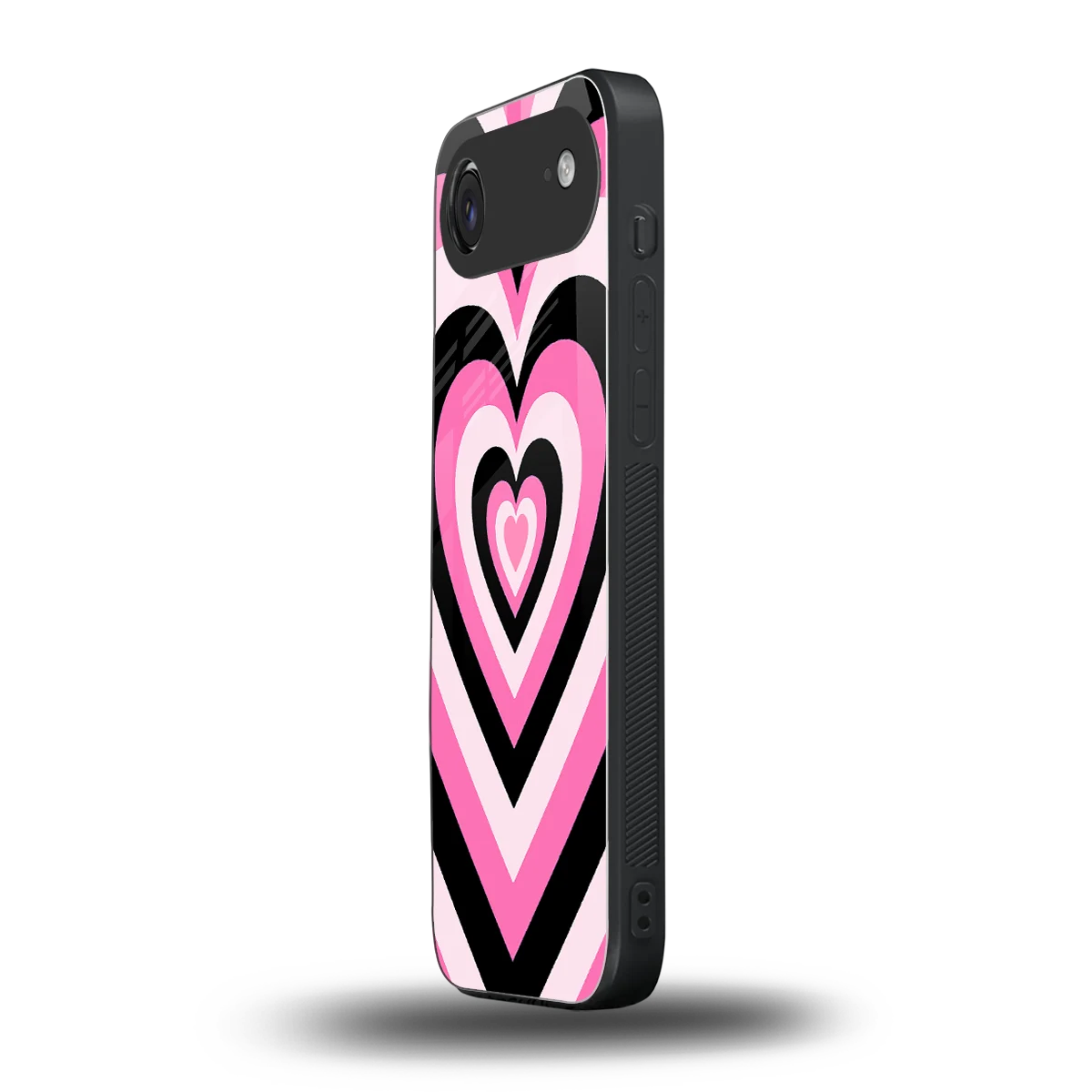 Y2K Bubblegum Hearts iphone air mobile cover | shockproof glass phone case
