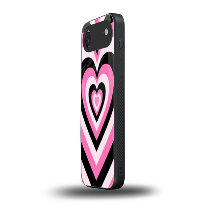 Y2K Bubblegum Hearts iphone air mobile cover | shockproof glass phone case