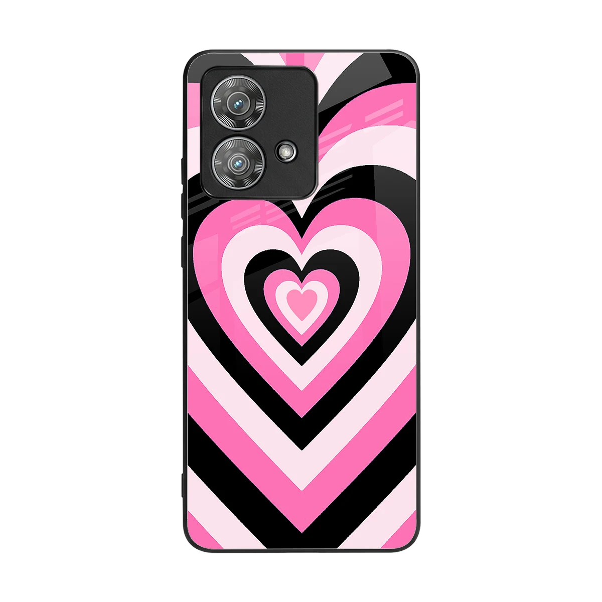 Y2K Bubblegum Hearts back phone cover | glass case for motorola edge 40 neo 5g