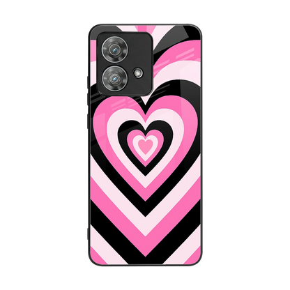 Y2K Bubblegum Hearts back phone cover | glass case for motorola edge 40 neo 5g