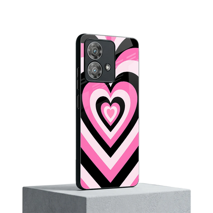 Y2K Bubblegum Hearts motorola edge 40 neo 5g mobile cover | shockproof glass phone case