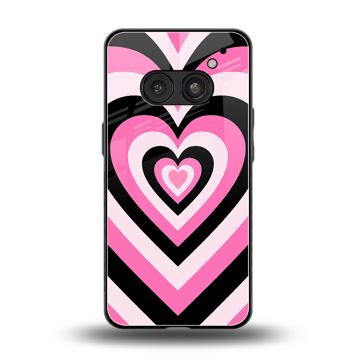 Y2K Bubblegum Hearts back phone cover | glass case for nothing phone 2a plus