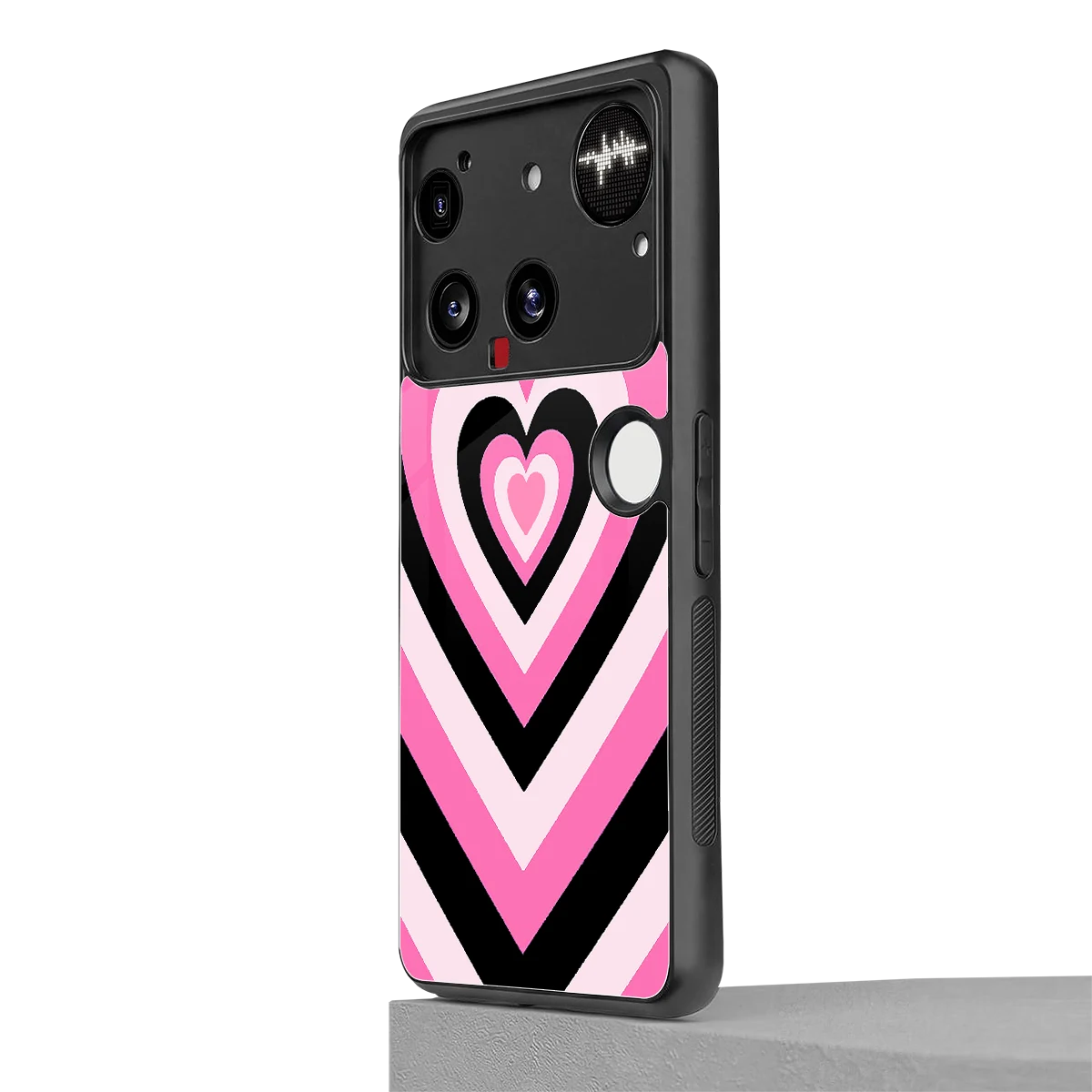 Y2K Bubblegum Hearts nothing phone 3 mobile cover | shockproof glass phone case