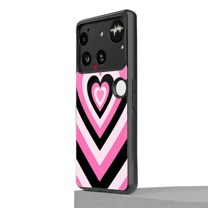 Y2K Bubblegum Hearts nothing phone 3 mobile cover | shockproof glass phone case