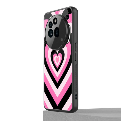 Y2K Bubblegum Hearts nothing phone 3a pro mobile cover | shockproof glass phone case