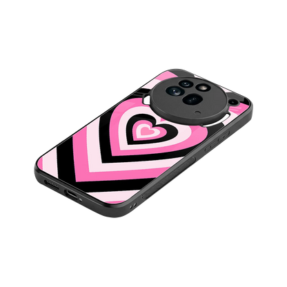 Y2K Bubblegum Hearts stylish phone case for nothing phone 3a pro | glossy glass and slim fit