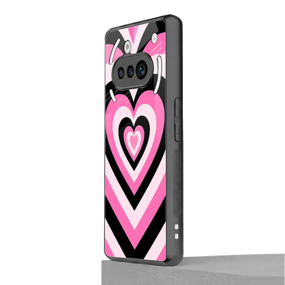Y2K Bubblegum Hearts nothing phone 3a mobile cover | shockproof glass phone case
