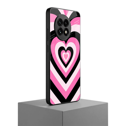 Y2K Bubblegum Hearts oneplus 13r mobile cover | shockproof glass phone case