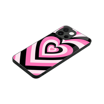 Y2K Bubblegum Hearts stylish phone case for oneplus 13s | glossy glass and slim fit