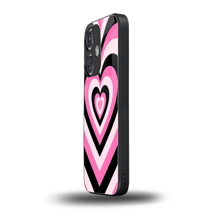 Y2K Bubblegum Hearts oneplus nord ce 3 mobile cover | shockproof glass phone case